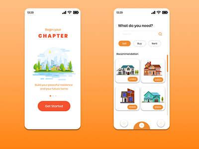 Property Apps Design app branding design illustration mobileapps ui uidesign uiux uiuxdesign ux