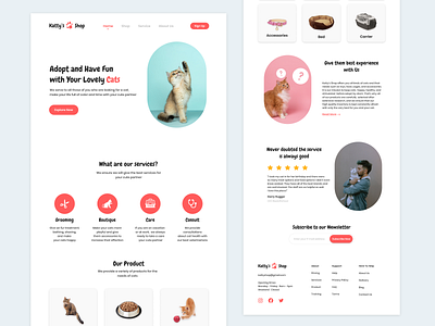 Katty's Shop - Cat Shop Landing Page