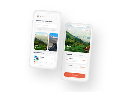 Travel Guide App Concept