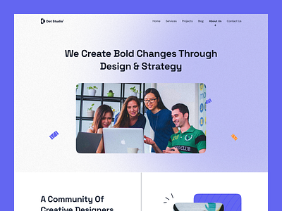 Design Agency Website about us agency daily ui design agency design inspiration minimalism minimalistic design ui uiux design website design