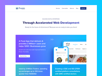 Web Development Agency Landing Page