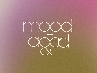 mood+aged logotype