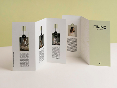 Filine Eau De Parfum Brochure Design brand brand identity branding brochure design logo perfumer print design typography visual identity