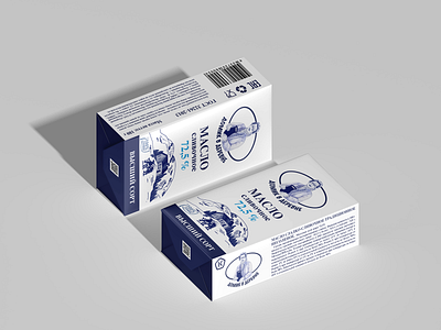 Packaging of butter butter illustrator milk package packagebutter packagedesign photoshop