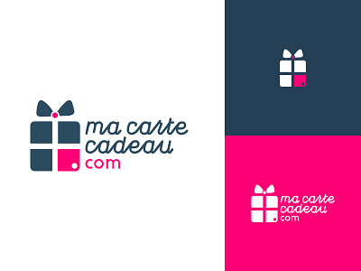 E-Commerce - Logo - Ma-Carte-Cadeau.com branding cadeau design ecommerce french gift logo web