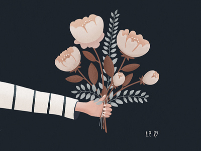 flowers flat illustration