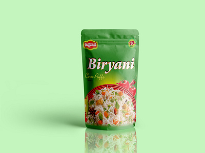 Biryani Pouch Label Design