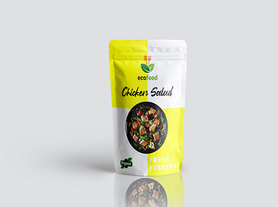 chicken salad pouch label design cbd label coffeecupdesign copdesign design food packaging design hemp oil illustration logo packahingdesign productdesign papercupdesign cupdesign papercupdesign packagingdesign photoshop pouch label design stand up pouch label design