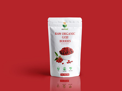 Raw Organic Goji Berries pouch label design cbd label coffeecupdesign copdesign design food packaging hemp oil illustration label design logo packaging design packahingdesign productdesign papercupdesign cupdesign papercupdesign packagingdesign photoshop pouch pouch design pouch label design pouch mockup pouch pabel design pouch sticker label stand up pouch label design