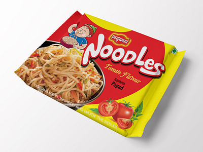 Noodls Pouch label design
