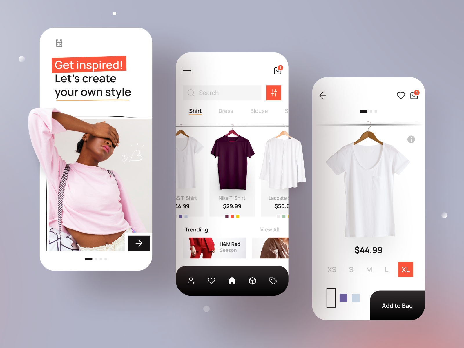 Clothing Store App - Ecommerce by Jacob Janura ? for intent on Dribbble