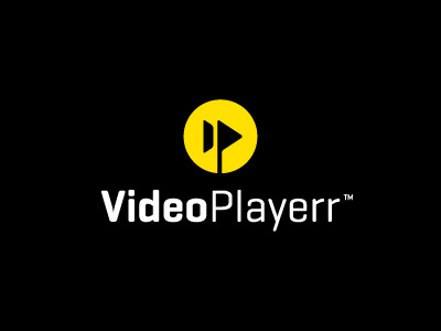 Video Playerr v.2 fast forward geogrotesque logo online playerr stream video yellow