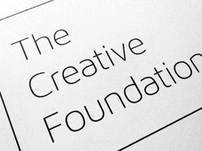 The Creative Foundation creative font foundation maven print pro sample sans serif specimen thin type typography