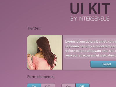 Glossy Ui kit for free app avatar clean design free freebies glossy interface intersensus kit minimal simple smooth ui user widget