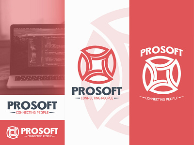 Prosoft Logo Design brand brand identity branding branding concept design designer illustration logo logodesign logos software software company software development software logo tech logo vector
