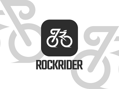 ROCKRIDER - [Logo For Sale] app design app icon bicycle bike brand brand designer brand identity branding branding concept cycling design graphic design logo logo design logotype motion graphics roadbike sport identity sport logo symbol