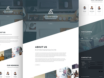 PSD Template Designing Project