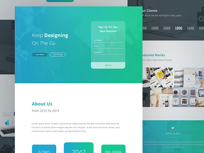 PSD Template Designing WIP by Ali Sayed on Dribbble