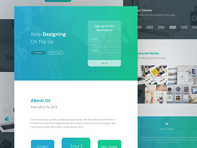 PSD Template Designing WIP