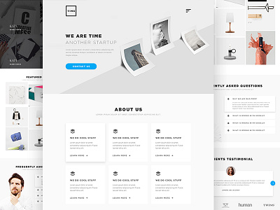 Zeno | Corporate Agency Template agency clean creative material minimal modern sell startup template ui ux web