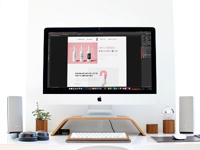 Tura - Perfume Website Concept WIP card style clean desk high contrast ios mac minimal perfume ui ux website wip
