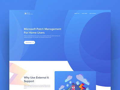 Creative Company Website - Concept 3d illustration agency colorful creative design gradient landing page minimal ui ux web website