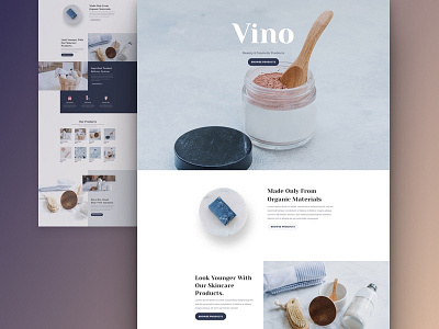 Divi Cosmetics Shop Layout Pack - Sneak Peak cosmetics divi ecommerce landing layout product running shop template website wordpress