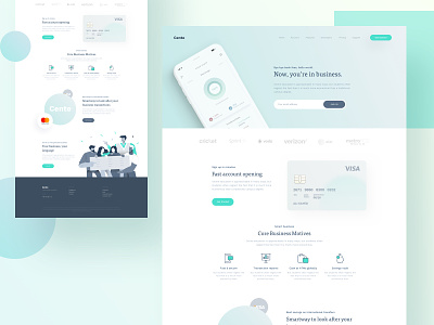 Cente Landing Page - Full Preview