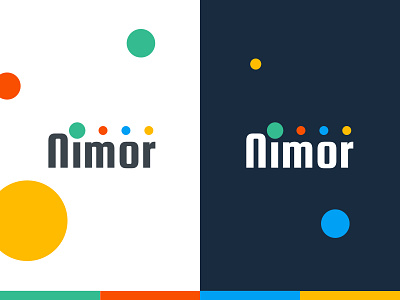 Nimor - logo redesign balls brand guideline branding color guide flat icon illustration lettering light and dark logo logo a day nimor type typography typography design vector