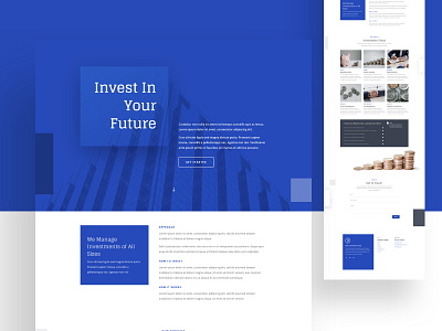 Investment Firm Home | Divi Layout