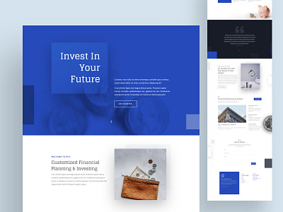 Investment Firm Landing | Divi Layout app bank banking cms creative finance fintech growth invest landing page layout medical minimal money theme theme design transection web website wordpress