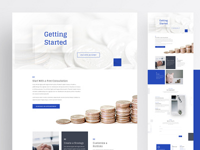 Investment Firm - Getting Started | Divi Layout app bank banking cms creative finance fintech growth invest landing page layout medical minimal money theme theme design transection web website wordpress