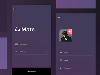 Mate - Dating Application app cards chat creative credit debit card dating dating app design friends finder mobile gesture google apple microsoft gradient hybrid illustration ios login singup onboarding material network on boarding swipe ui unopie design agency user flow journey ux