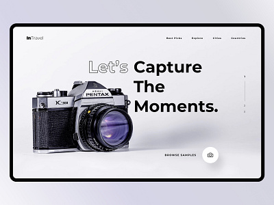 Photography Web Design 2019 trend design app creative fluid freedom inspiration motivation grid typography dark landing page logo next generation abstract overlay colorful unique photography capture cemara shadow gradient image transparent virtual reality ui ux vector website