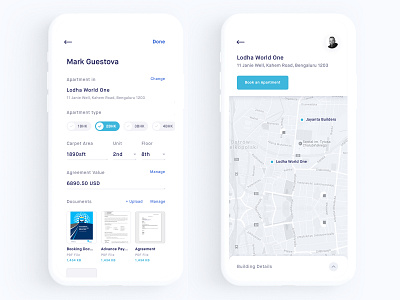 Homa properties - Brokerage Platform Design 2019 trend design android ios hybrid app application colorful creative dashboard design fluid illustration minimal ui ux