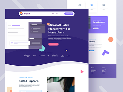 Product landing page