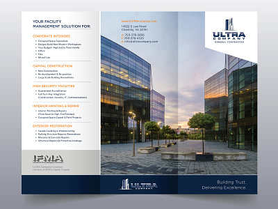 Client: ULTRA | Task: Branding + Trifold Brochure