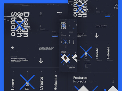 Futurehaus - Agency clean dark minimal typography ui web design