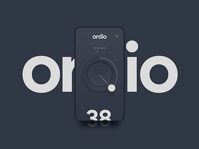 ordio App - Concept clean minimal mobile app mobile ui typography ui