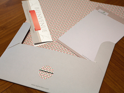 Supports de Bienvenue paper pattern print