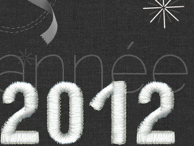 Parallax Happy New Year 2012 greetings cards parallax scroll effect