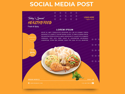 Restaurant Social Media Post 1080x1080 instagram post restaurant restaurant social media post social social media