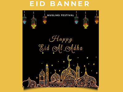Eid Al Adha Poster arab arabic camel eid eid al adha eid day eid mubarak flyer greeting greetings greetings card happiness