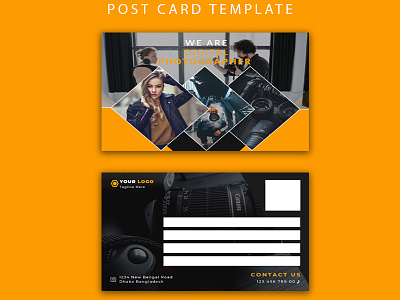 Postcard Template abstract advertisement agent artistic business business postcard clean postcard corporate illustrator post card invite post card invite postcard modern postcard
