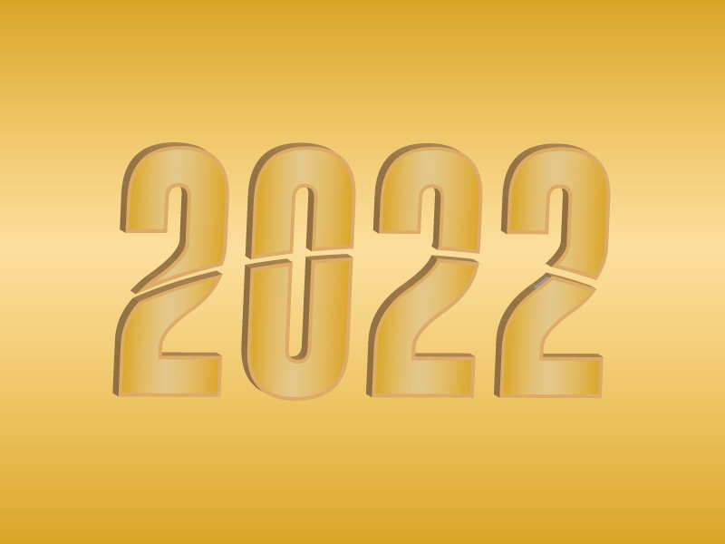 2022 3D Text Effect by MD AMANULLAH on Dribbble