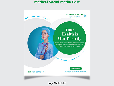 Medical Social Media Post business business flyer clinic dentist doctor emergency facebook flyer health hospital flyer instagram medical