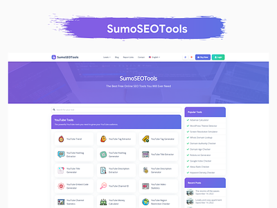 SumoSEOTools - Online SEO Tools Script bootstrap v5 dark google adsense approved light ltr php script rtl seo seo tools sumoseotools web tools