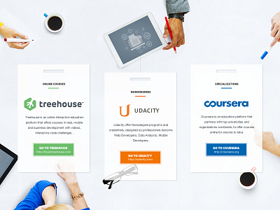 e-Learning Platforms landing page learning resources ui uidesign webdesign