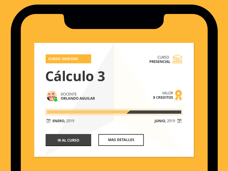 Course Card Microinteractions