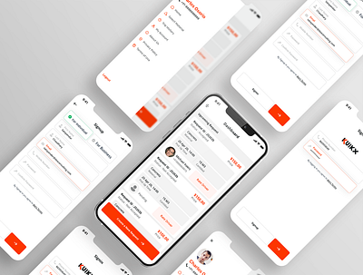 Construction app design ui